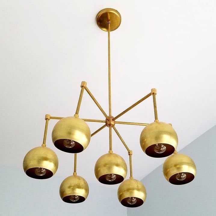 Lampu Gantung Kuningan